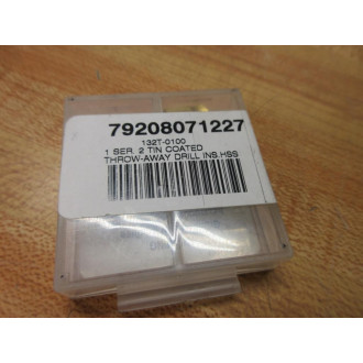 Allied Machine 132T-0100 Replacement Drill Insert 132T0100 (Pack of 2)