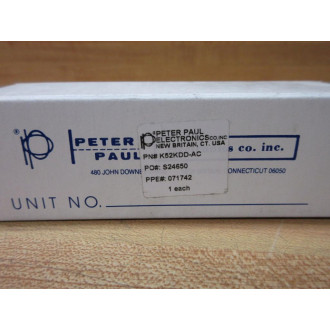 Peter Paul Electronics K52KDD-AC Valve Repair Pack K52KDD