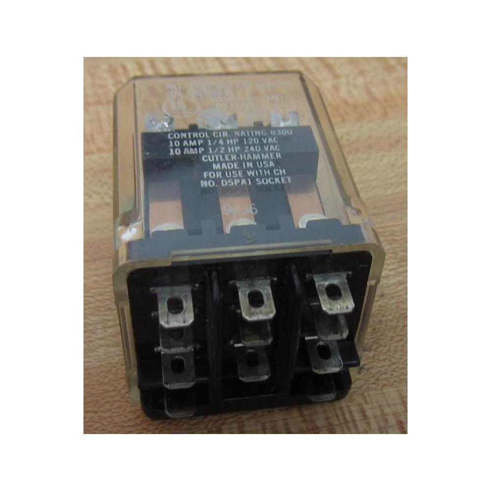 Cutler Hammer D5PR31A Relay - New No Box