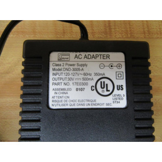Skynet 17E0300 AC Adapter - New No Box