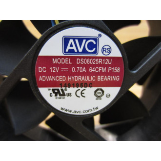 AVC DS08025R12U Fan - New No Box