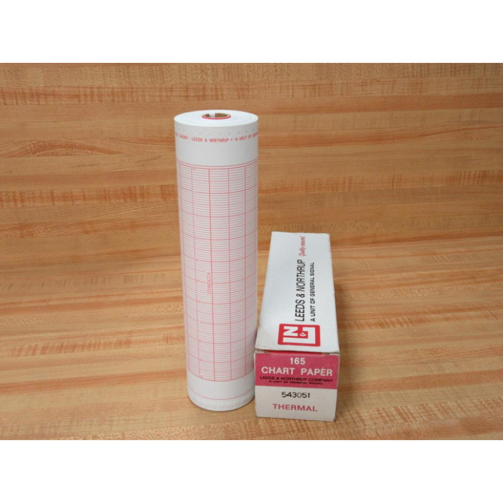 Leeds & Northrup 543051 Chart Paper 165