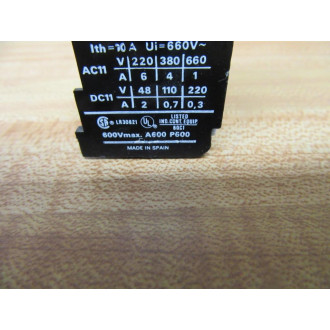Ward Leonard WBCL4-04 Contact Block WBCL404