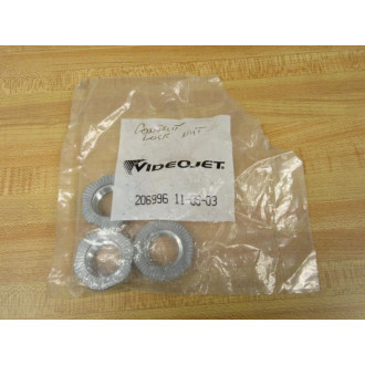 VideoJet 206996 Conduit Lock Nut (Pack of 3)