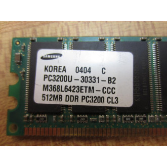 Samsung PC3200U-30331-B2 Memory Board PC3200U30331B2 - Used