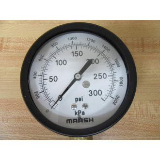 Marsh Instrument H0258W3 Gauge 0-300PSI