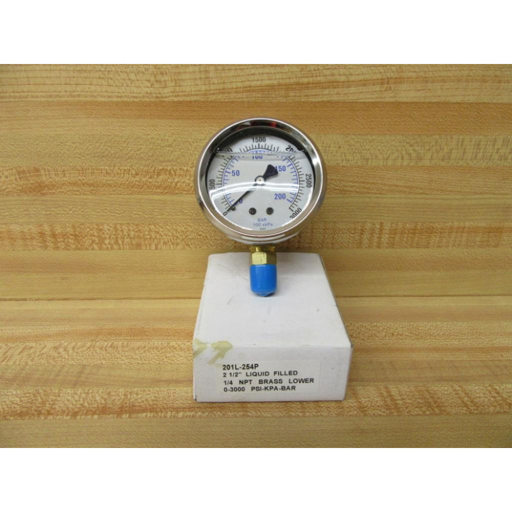 Metal Work Pneumatic 201L-254P Gauge 201L254P