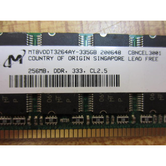 Micron MT8VDDT3264AY-335GB Memory Board - Used