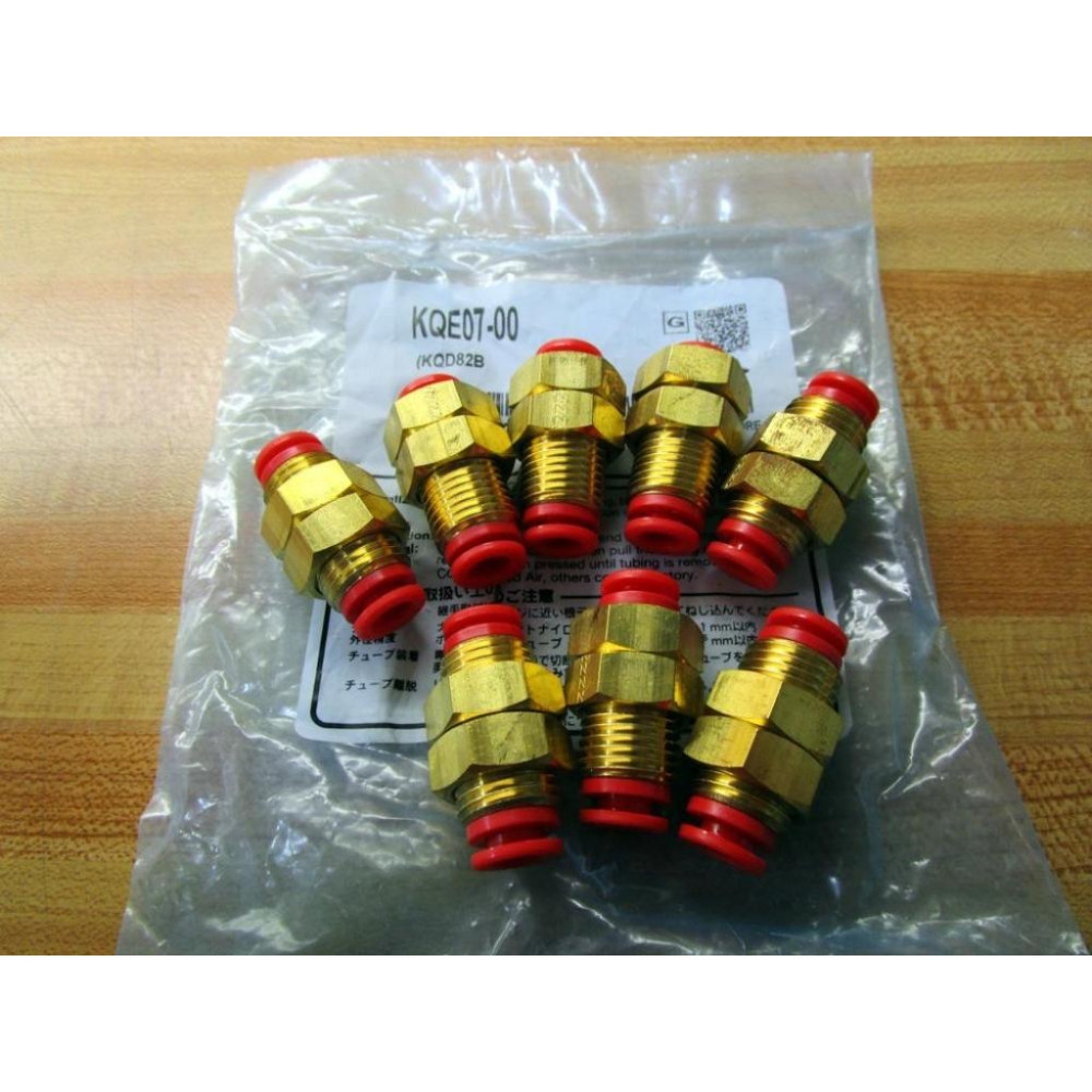 SMC KQE07-00 Fitting KQE0700 (Pack of 8)