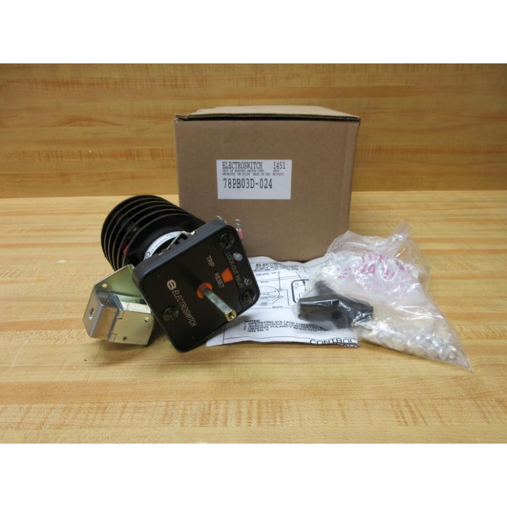 Electroswitch 78PB03D-024 Lockout Relay 78PB03D