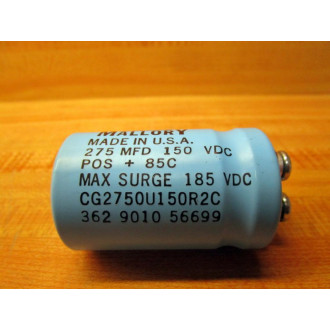 Mallory CG2750U150R2C Capacitor - New No Box