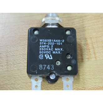 Potter & Brumfield 374-202-101 Circuit Breaker Plug W58XB1A4A-2