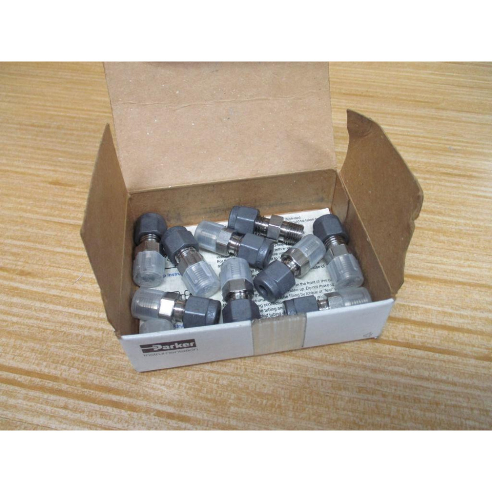 Parker 3-2FH4BZ-SS Single Ferrule Compression Fitting (Pack of 9)