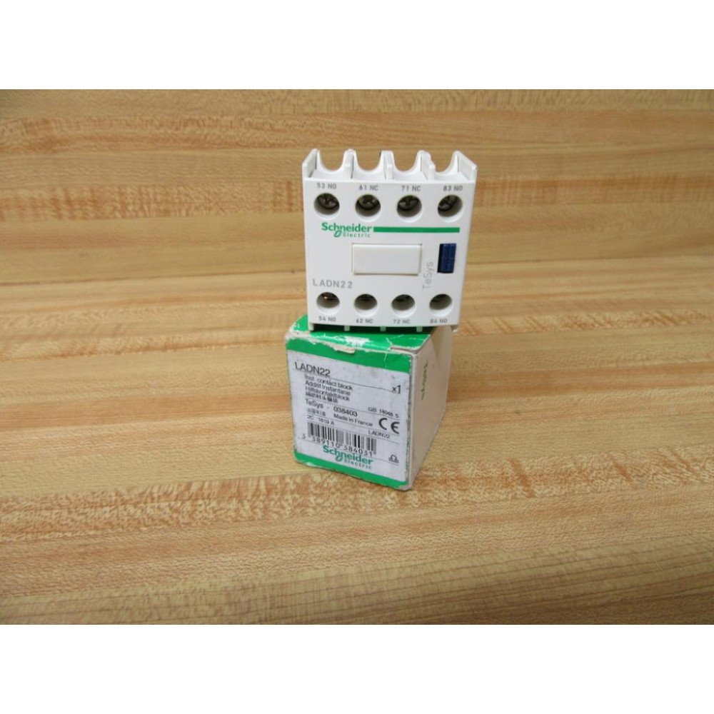 Schneider Telemecanique LADN22 Contact Block