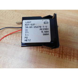 Airpax R21-62F-10.0A-25278-1-V Circuit Breaker Protector R2162F100A252781V - Used