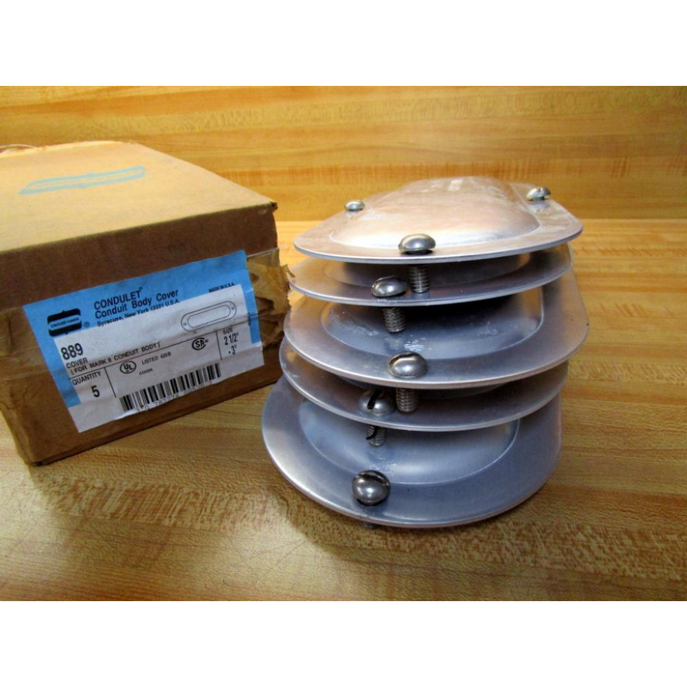 Crouse & Hinds 889 2-12"-3" Cover (Pack of 5)