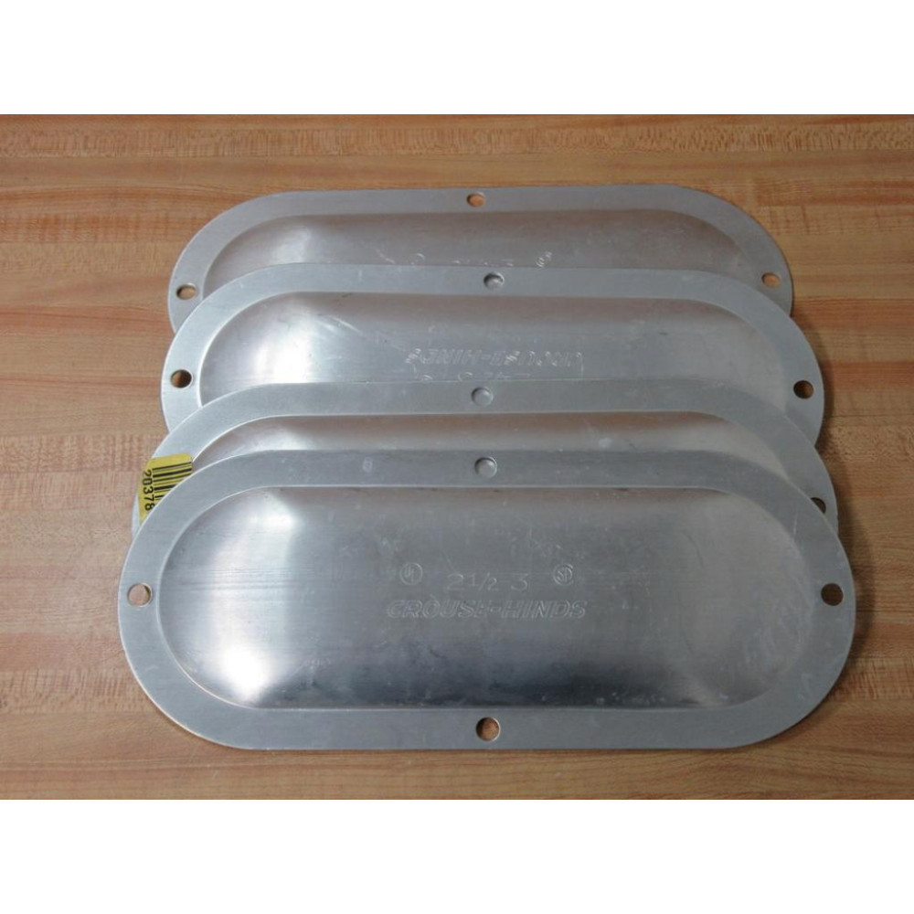 Crouse & Hinds 889 2-12"-3" Cover (Pack of 4) - New No Box