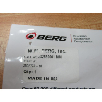 W.M. Berg 25CF77A-18 Chain Sprocket 25CF77A18