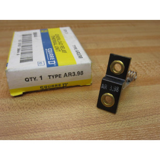 Square D AR3.98 Overload Relay Heater AR398 (Pack of 4)