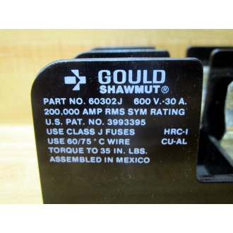 Gould 60302J Fuse Block (Pack of 3) - Used