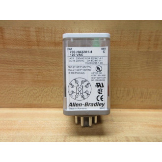 Allen Bradley 700-HA32A1-4-120V AC Relay 700-HA32A1-4-120VAC Series C