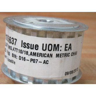 American Metric 47T1018 Timing Pulley 47T1018 - New No Box
