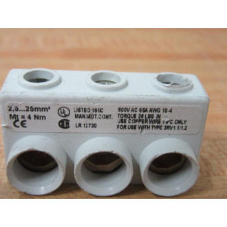 Siemens 3RV1915-5A Busbar Line Side Feeder 3RV19155A - New No Box