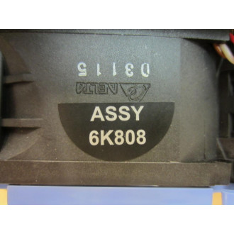 Delta 6K808G0522 Dual Fan Assy WGuards 6K808 - Used