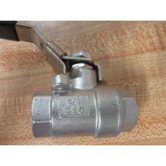 Grainger 1WMY1 Ball Valve WLocking Lever (Pack of 2)
