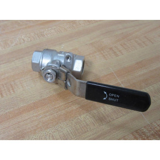 Grainger 1WMY1 Ball Valve WLocking Lever (Pack of 2)