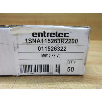 ABBEntrelec 1SNA115263R2200 Terminal Block Connector 011526322 (Pack of 50)