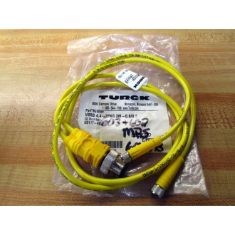 Turck VBRS 4.4-2PKG 3M-0.60.6 Cable U0117-46