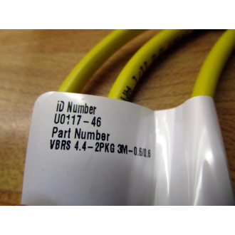 Turck VBRS 4.4-2PKG 3M-0.60.6 Cable U0117-46