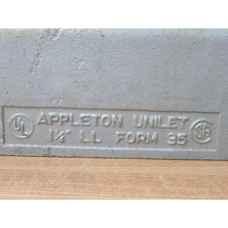 Appleton LL125-M 1-14" Form 35 Unilet Conduit Body LL125M - New No Box