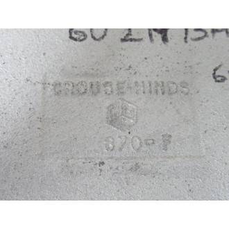 Crouse & Hinds 870-F 2-12"-3" Conduit Body Cover 870F - New No Box