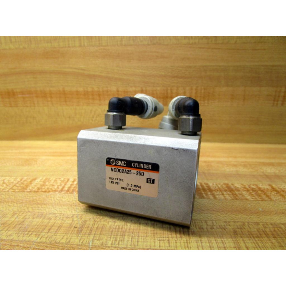 SMC NCDQ2A25-25D Cylinder NCDQ2A2525D - Used