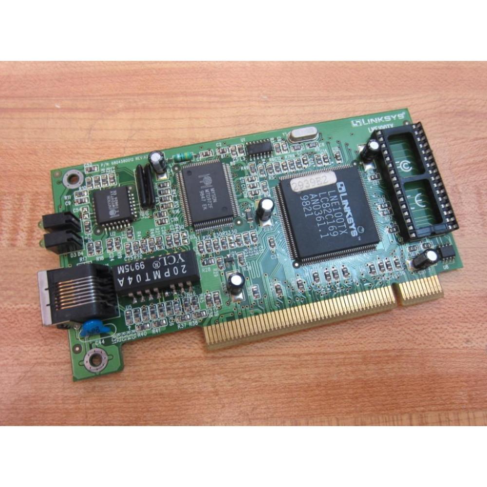 Linksys 6804580012 10-100 MBPS LAN Network PCI Card - Used