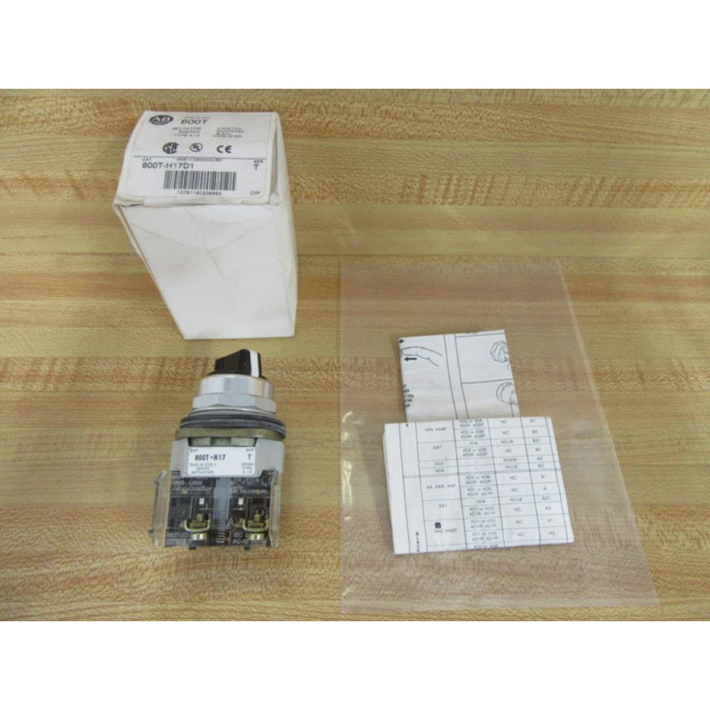 Allen Bradley 800T-H17D1 Selector Switch 800TH17D1