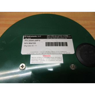 3D Instruments 25545-22B12 Accu-Drive Test Gauge 2554522B12