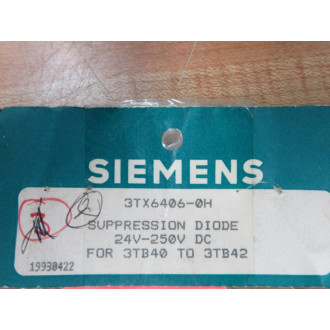 Siemens 3TX6406-0H Supression Diode 3TX64060H (Pack of 2)