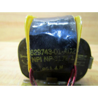 NPI 629743-01-A02 Transformer 629743-01-AO2 - Used