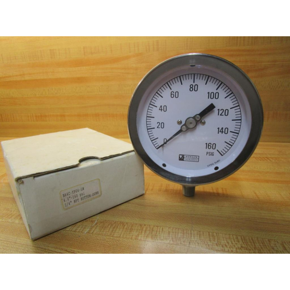 Weksler BA4C-YPG4-LW Pressure Gauge BA4CYPG4LW