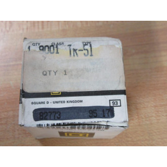 Square D 9001-TR-51 Black Pushbutton 82773 9001TR51