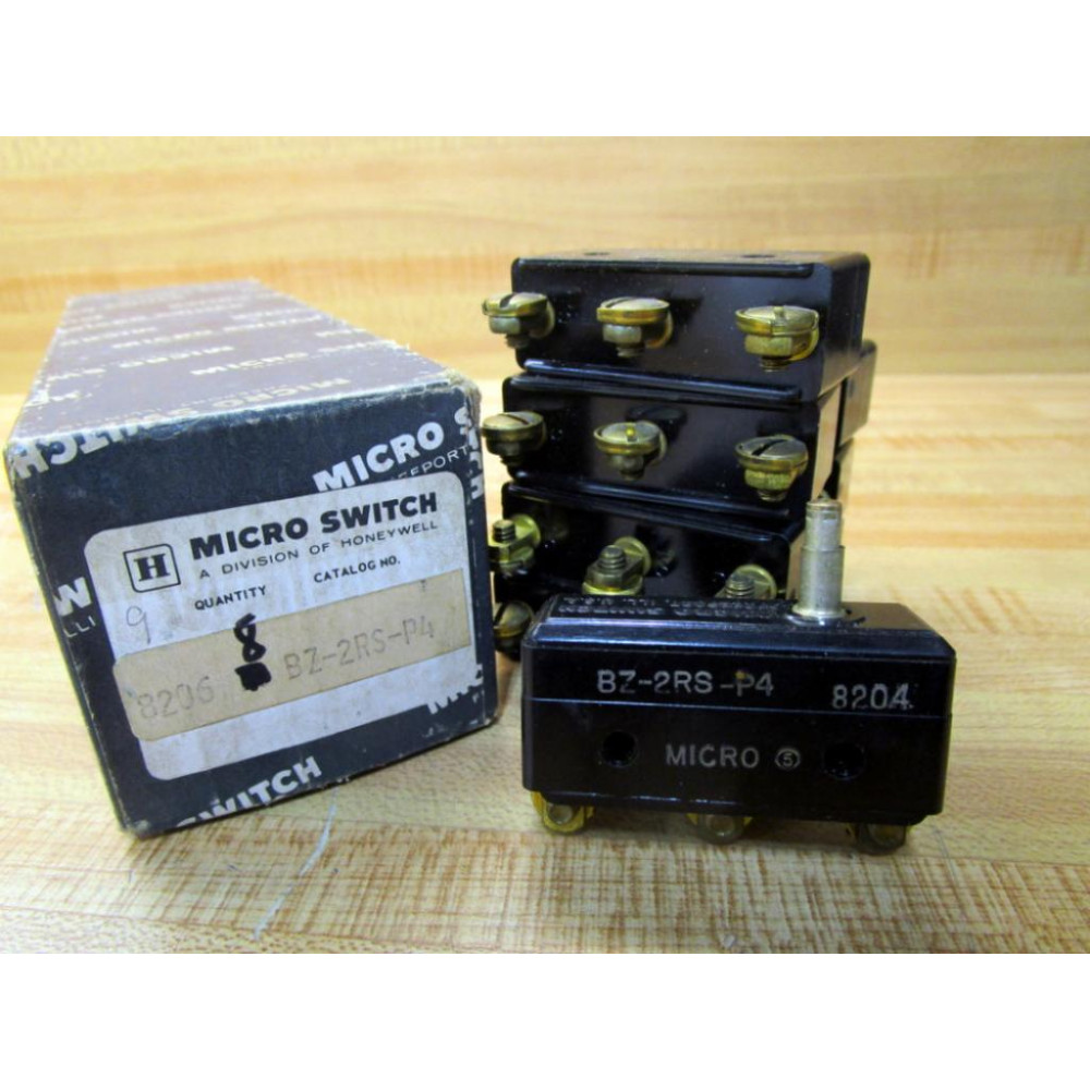 Micro Switch BZ-2RS-P4 Limit Switch  BZ2RSP4 (Pack of 8)