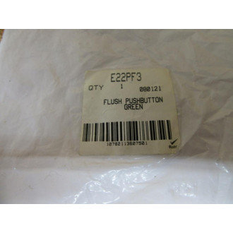 Cutler Hammer E22PF3 Flush Pushbutton Operator