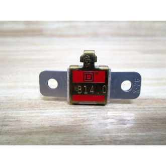 Square D B14 Overload Heater Element B14.0 WO Terminal Covers (Pack of 2) - Used