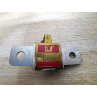 Square D B14 Overload Heater Element B14.0 WO Terminal Covers (Pack of 2) - Used