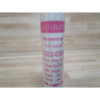 Gould Shawmut Ferraz TRS45R Fuse Cross Ref 4YZN1 (Pack of 2) - New No Box