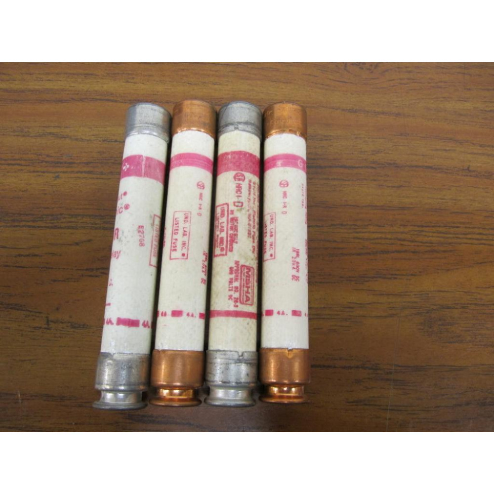 Gould Shawmut Ferraz Mersen TRS4R Fuse Cross Ref 4YZK1 (Pack of 4) - New No Box