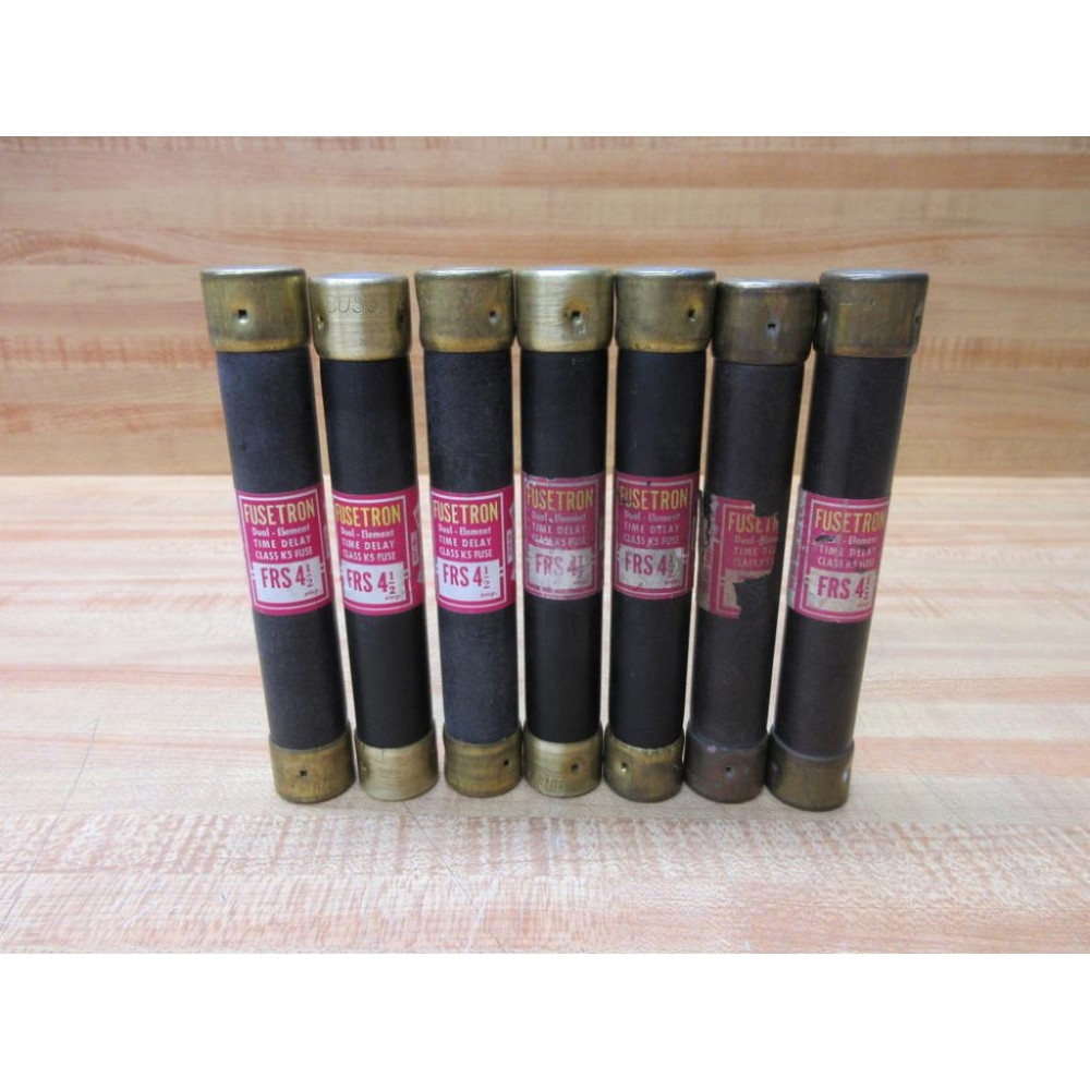Buss FRS 4-12 Bussmann Fuse FRS412 Tested (Pack of 7) - Used